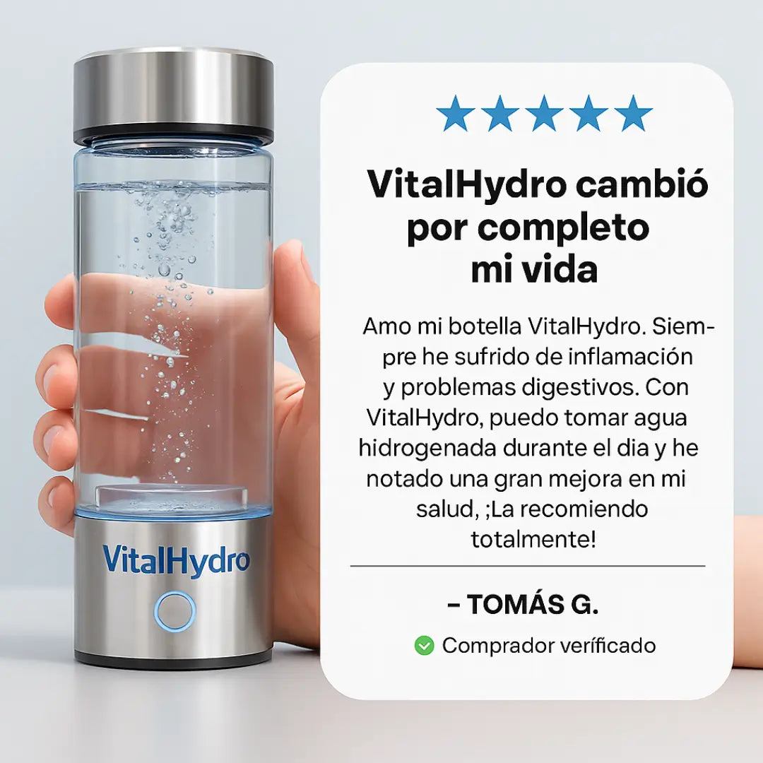Detén El Envejecimiento, Fatiga y Dolor Con VitalHydro